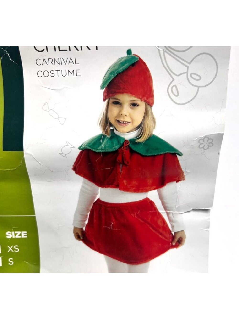 Cherrie Costume Cosplay Set Girl Size Small